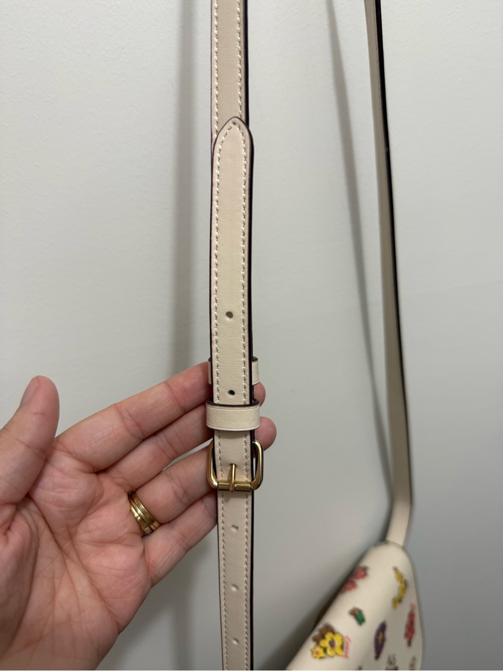NEW Coach Cream Floral Crossbody Bag with SPACED FLORAL FIELD
PRINT - Picture 3 of 9